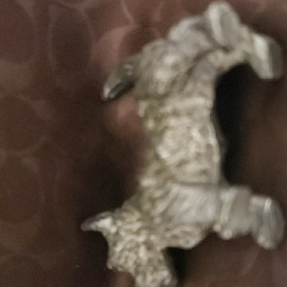 Dog figurine silver or gray ! - Picture 6 of 9